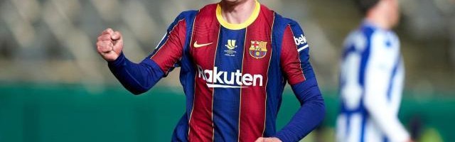 【西超杯】德容破门送点 巴萨点球胜皇家社会进决赛